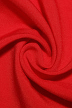 Glamorous Solid Sweetheart Summer Chiffon Mini Sundress - Red
