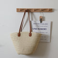 Simple Shoulder Straw Bag Large Capacity Tote Bag