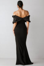 Tiana Solid Colour Wrap Hip Dress