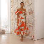 Emily Exclusive Dress with Puff Sleeves Boutique Collection