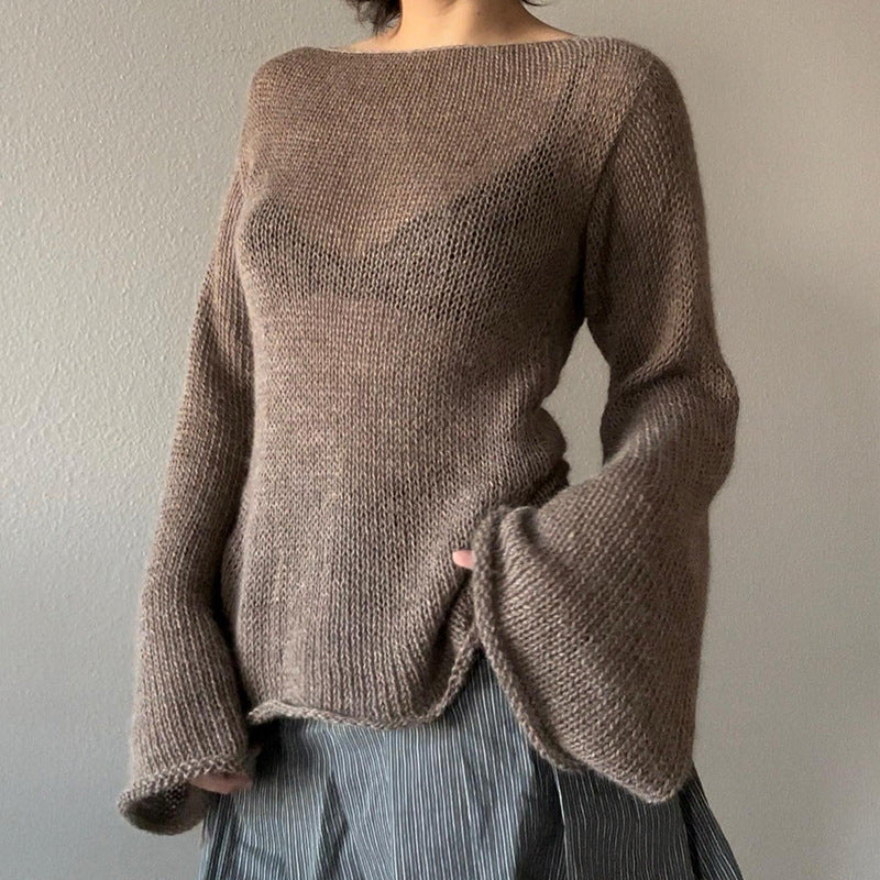 | Casual Overall Sweater