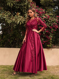 Renee Lace Long Sleeves Evening Dress