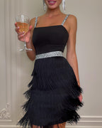 Night Out Tassel Dress