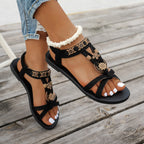 AmyVictoria™ – Chic Casual Strappy Summer Flats