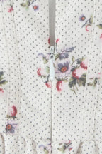 Zinnia Floral Print Stretch Cotton Halter Neck Midi Dress