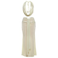 Spring Summer Women Sexy Backless Halter Top Slim Sheath Skirt Two Piece Sets