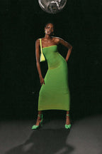 Susana Effortless Sleeveless Maxi Dress in Striped Knit Premium Wardrobe Essential