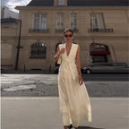Milagros Elevated White Dress Evening Wear Edit