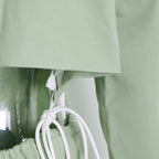 Matcha Green Slim Trench Coat Blazer