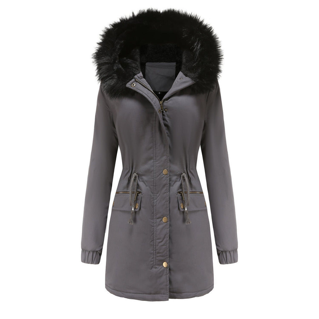 Fleece Lined Hooded Parka Jacket