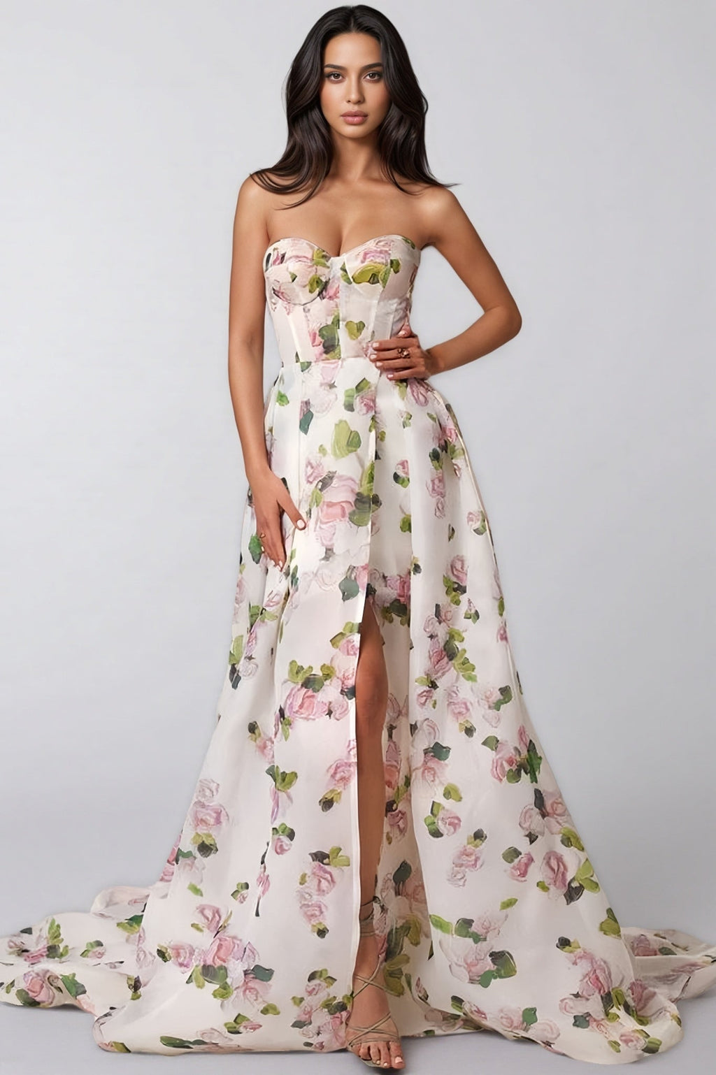 Elnia Sleeveless Big Hem Maxi Dress