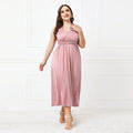 Plus Size Sexy Ankle Length Semi Formal Dress