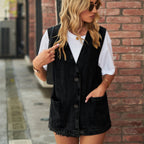 Denim Waistcoat Vest