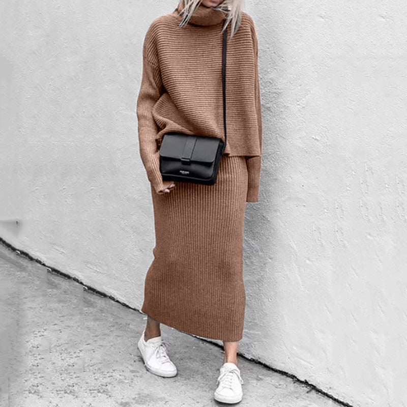 | Women's Pullover and Skirt Set