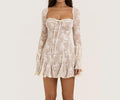 Arabella Lace Maxi Dress with Bell Sleeves