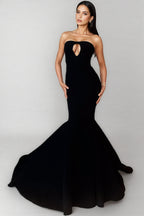 Hagad Bustier Skinny Fishtail Maxi Dress