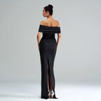 Sleeveless One-shoulder Party Mermaid Evening Dress