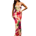 Lucía Elevated Women's Flower Briefs Maxi Dress Designer Edit