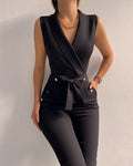Sleeveless Slim Fit Jumpsuit