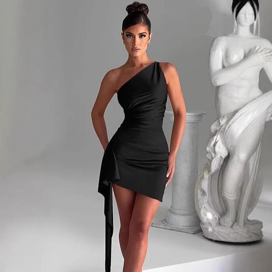 María Exclusive José Women's Evening Dress in Asymmetric Style By Wear Edit
