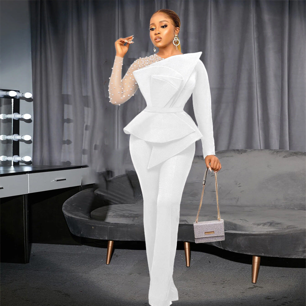 Embellished Formal Jumpsuit
