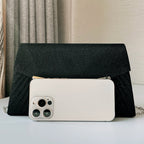 Shiny Pleated Clutch by Amy