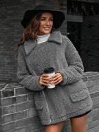 Bubble Velvet Furry Jacket