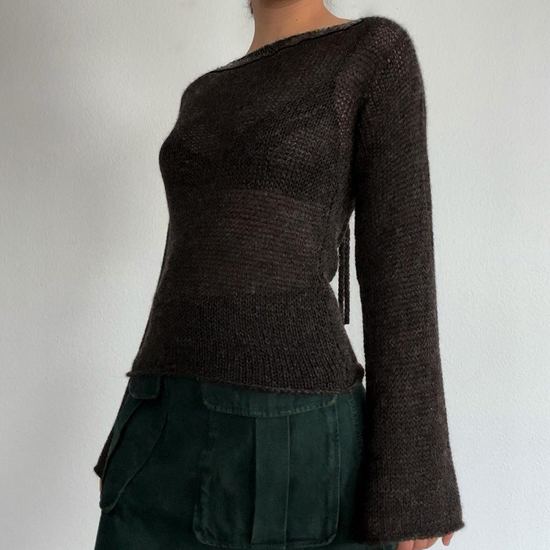| Casual Overall Sweater