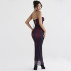 Sexy Sleeveless Ankle Length Maxi Dress.