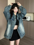 Oversized Denim Jacket Outfit