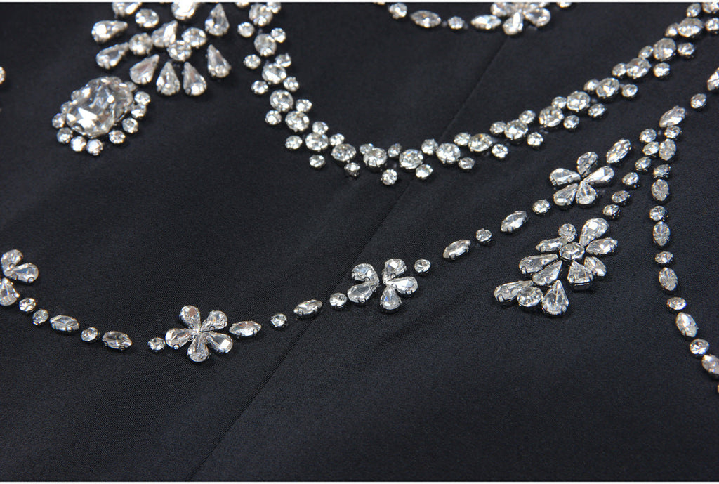 Rhinestone Sleeveless Business Vest