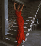 Vanessa Exclusive Dress with Ruffles Evening Wear Edit