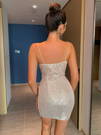 Sequined Cami Dress