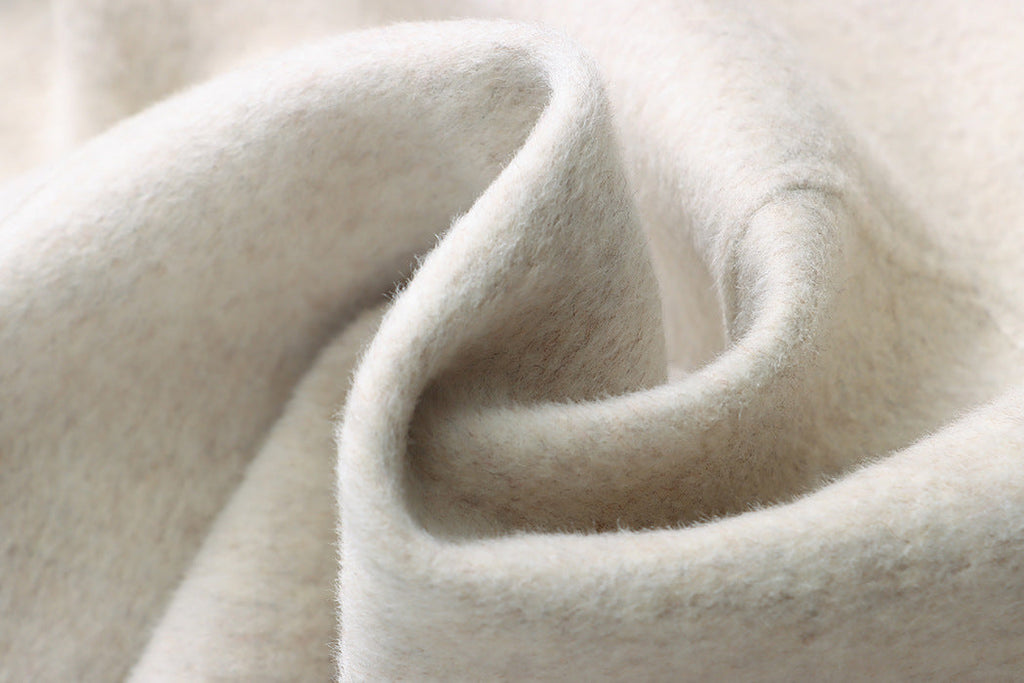Woolen Hooded Cape Coat