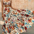 Printed Beach Dress Two Piece Set