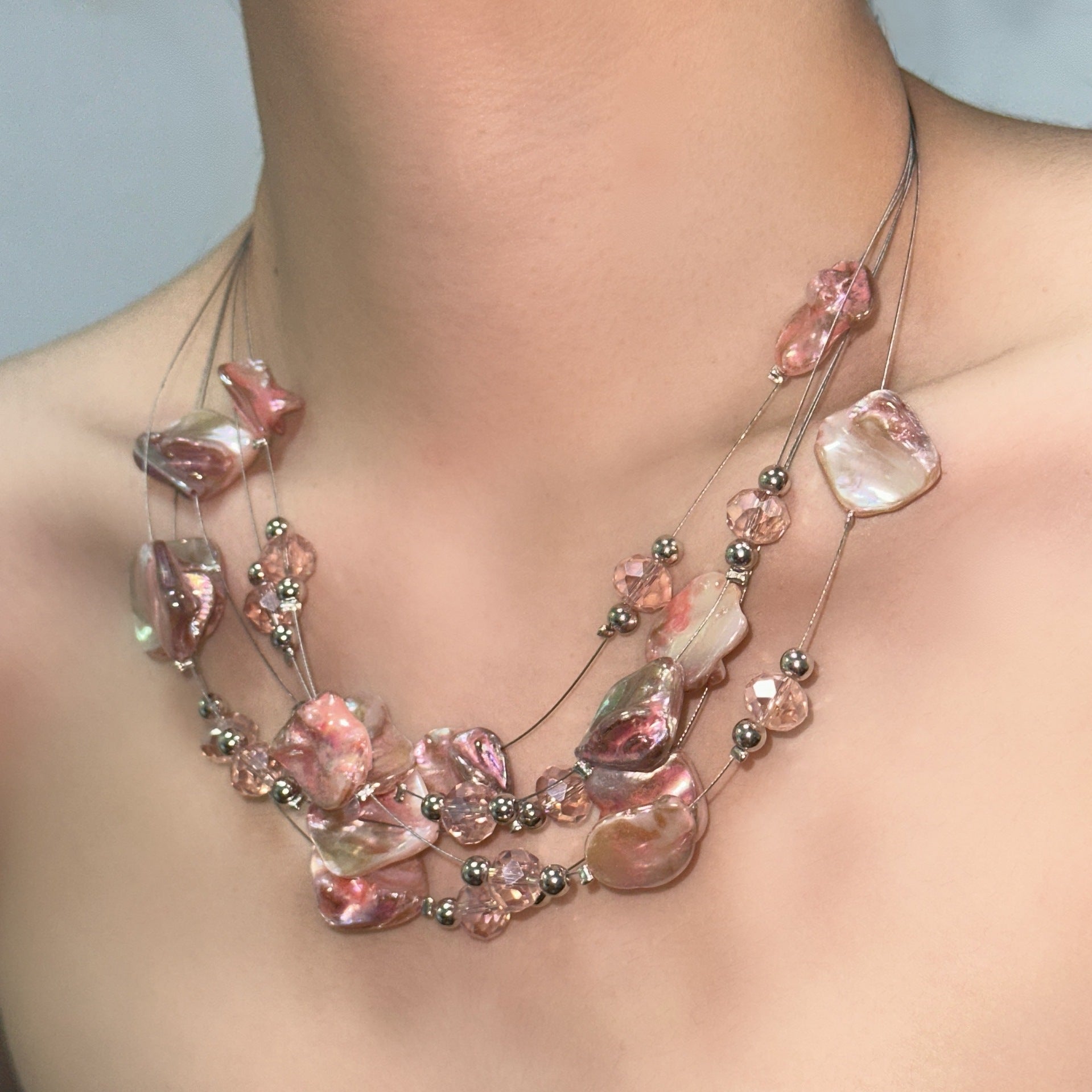 Shell Irregular Boho Minimal NeckLace