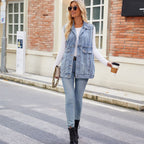 Summer Denim Sleeveless Vest