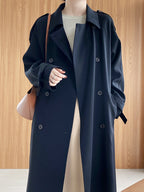 Draping Loose Trench Coat