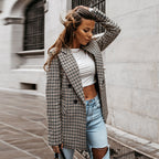Plaid Slim Fit Blazer