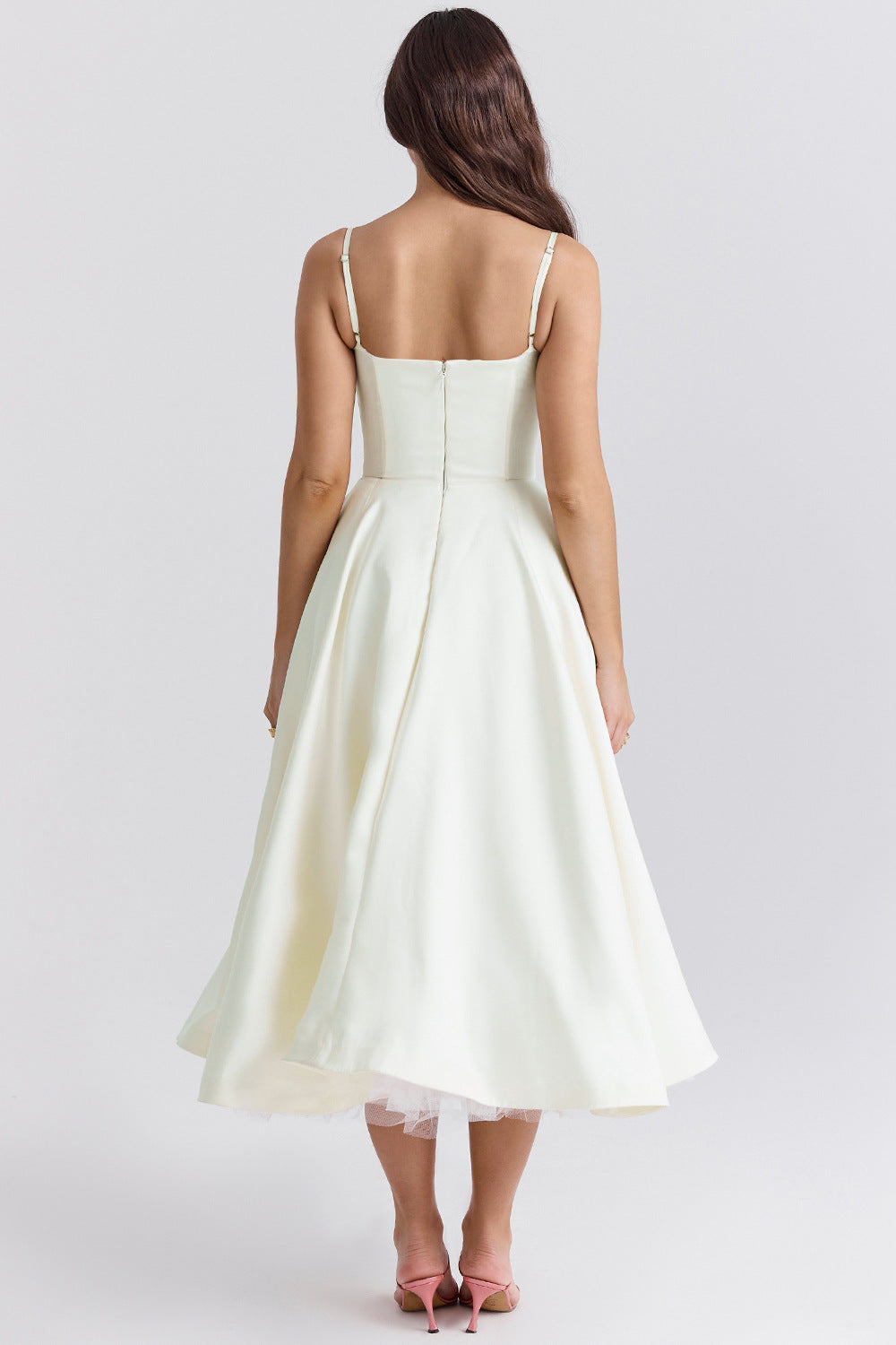 Úrsula Statement Silhouette Dress Elevated Occasion Wear