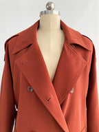 Draping Loose Trench Coat
