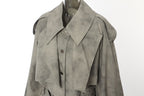 Camouflage Ink Skirt Suit