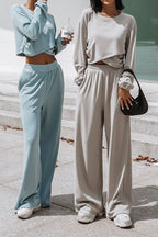 Streetwear Sweater Two-piece Suit