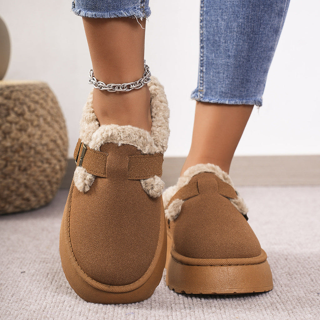 AmyVictoria™ - Comfy Platform Mini Boots Slippers