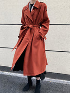 Draping Loose Trench Coat