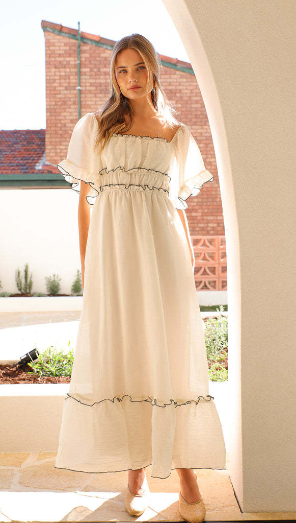 Ruffled Relaxed Casual Dress