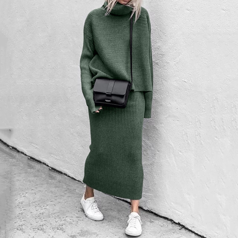 | Women's Pullover and Skirt Set