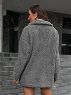 Bubble Velvet Furry Jacket