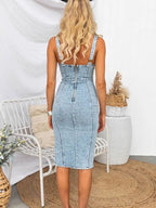 Cristina Boutique Denim Dresses Elevated Occasion Wear