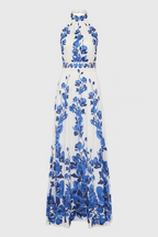 Lucad Orchid Blues Maxi Dress